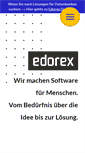 Mobile Screenshot of edorex.ch