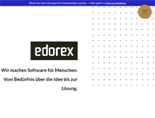 Tablet Screenshot of edorex.ch